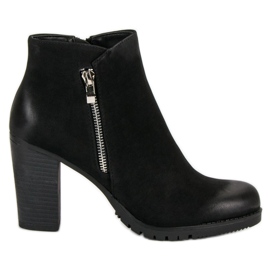 Show It Botines negros con cremallera