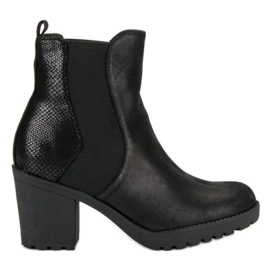 Filippo Botas Jodhpur con tacones altos negro