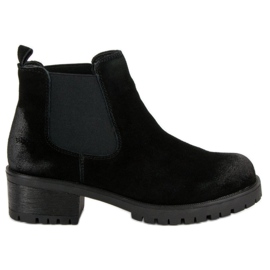 Filippo Botines de piel negros
