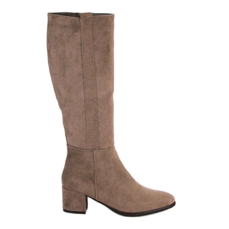 Filippo Botas de tacón beige