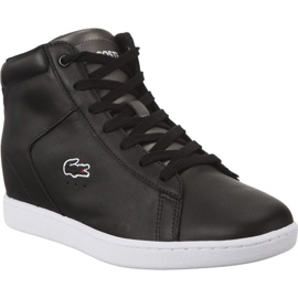 Cuña Lacoste Carnaby Evo 317 negro