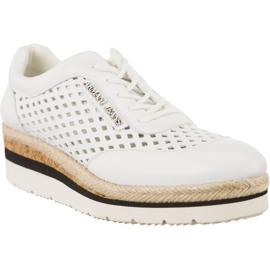 Armani Jeans Scarpa tejida Allacciata 7P555 00010 blanco