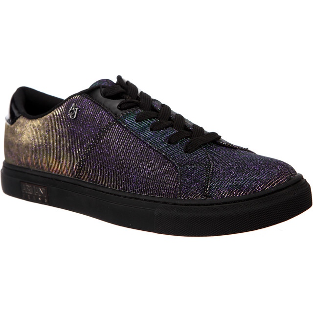 Armani Jeans Zapatillas Mujer 9252397A659 00243 negro violeta multicolor