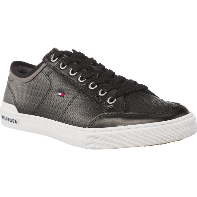 Tommy Hilfiger Core Corporate Leather negro