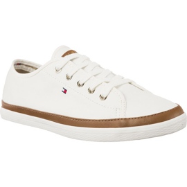 Tommy Hilfiger Zapatilla de deporte Kesha icónica 121 blanco susurro