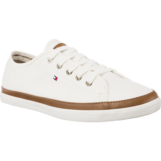 Tommy Hilfiger Zapatilla de deporte Kesha icónica 121 blanco susurro