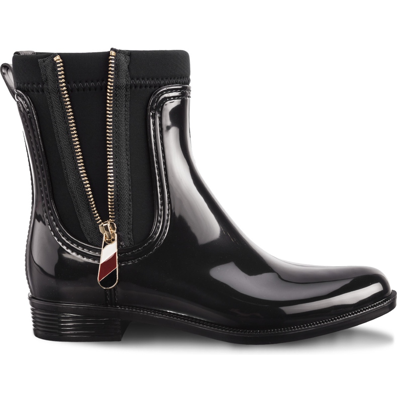 Tommy Hilfiger Material Mix Botas de lluvia 990 Negro