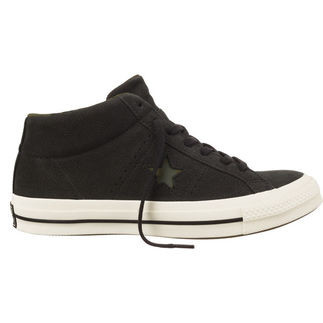 Converse 159747 One Star Utility Camo Mid Black Egret Herbal negro