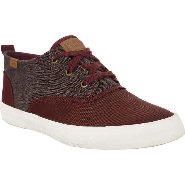 Keds Triumph Mid Nylon &amp; Tweed 707 rojo