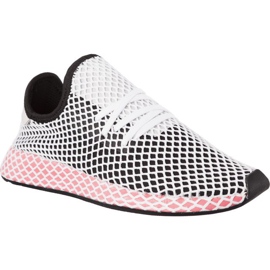 Adidas Deerupt Runner W blanco negro multicolor rosa