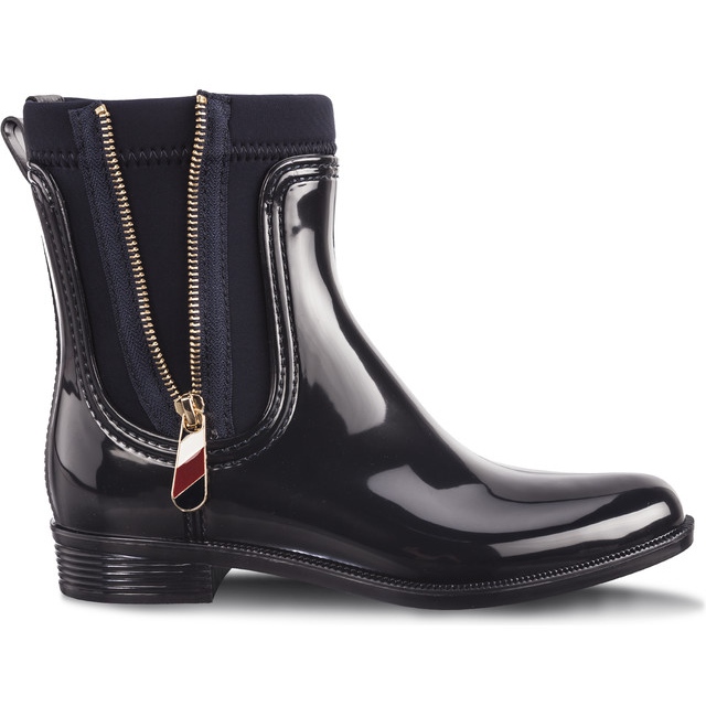 Tommy Hilfiger Botas de lluvia Material Mix 403 medianoche azul multicolor azul marino