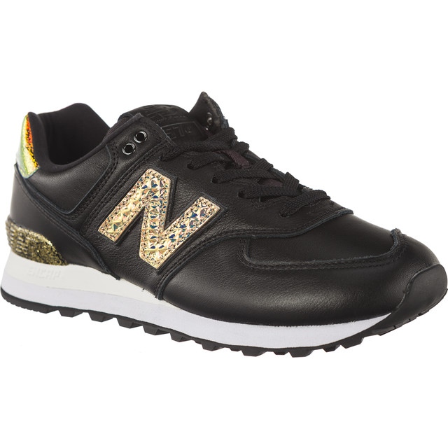 New Balance WL574NRH negro amarillo