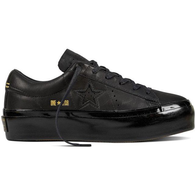 Converse 559898 Plataforma de una estrella negro