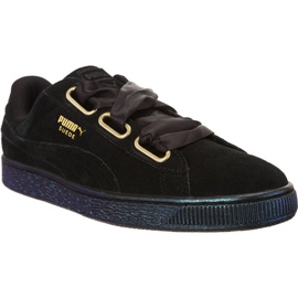 Puma Suede Heart Satin W 403 negro