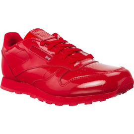 Reebok Patente de cuero clásico CN2062 rojo