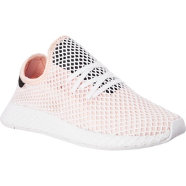 Adidas Deerupt Runner White Core Black Ftwr White rosado