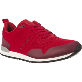 Tommy Hilfiger Zapatillas de neopreno de corte bajo rojo
