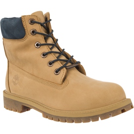 Timberland 6 pulgadas de bota impermeable de primera calidad café helado marrón