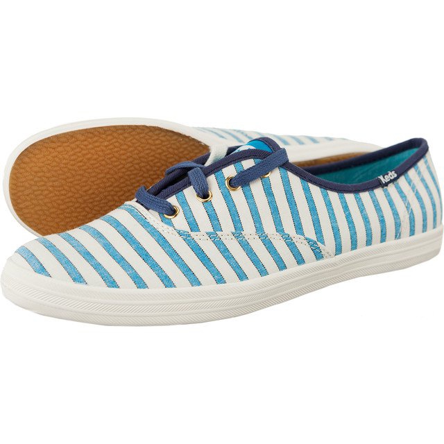 Keds Campeón Cabaña Stripe 564 blanco azul azul marino
