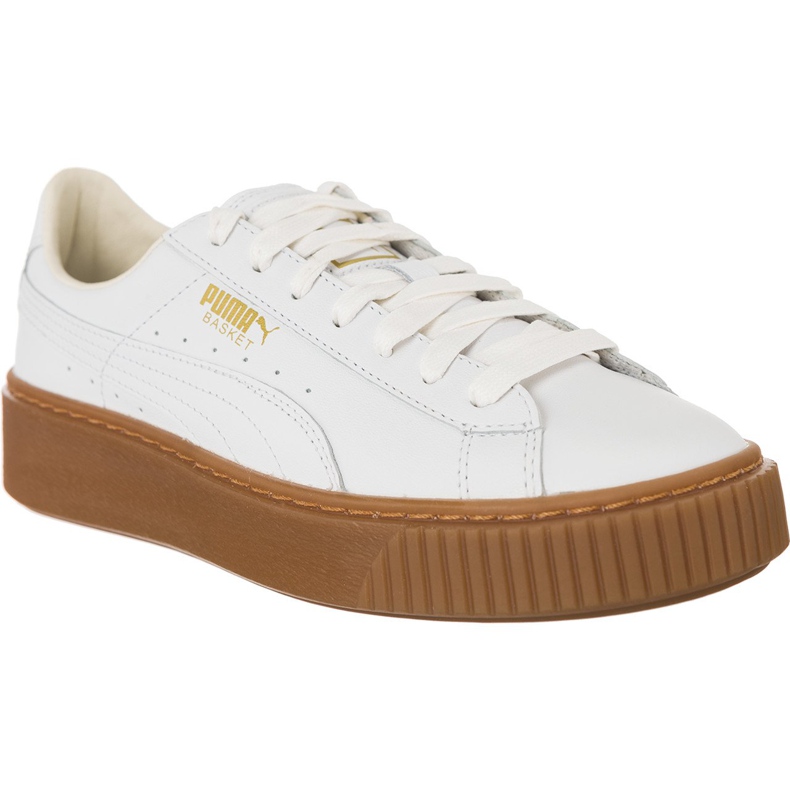 Puma Canasta plataforma base W 001 blanco