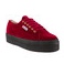 Superga 2790 Velvetw A77 rojo