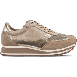 Tommy Hilfiger Metallic Retro Runner 099 Dark Taupe marrón