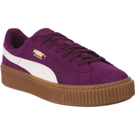 Puma Suede Platform Snk Jr 603 púrpura
