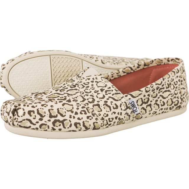 Toms Bobcat con lámina de oro para mujer Alpargata 9715