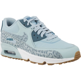 Nike Air Max 90 Cuero Se Gg Ocean Bliss Noise Aqua Blanco azul