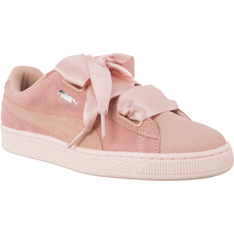 Puma Suede Heart Pebble Peach Beige Perla rosado