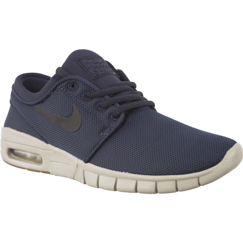 Nike Stefan Janoski Max Gs Trueno Azul Negro Goma Marrón azul marino