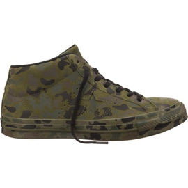 Converse 159746 One Star Utility Camo Mid negro verde