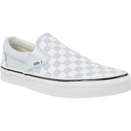 Vans Classic SLIP-ON Checkerboard Qck blanco azul