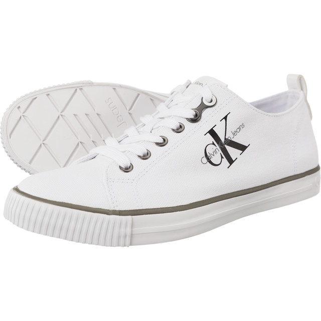 Calvin Klein Jeans Arnold Canvas Wht blanco