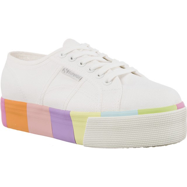 Superga 2790 Cotmultifoxingw G78 Blanco Multicolor