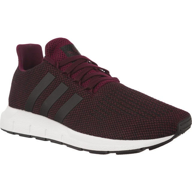 Adidas Swift Run J 600 Maroon Core Negro Ftwr Blanco rojo