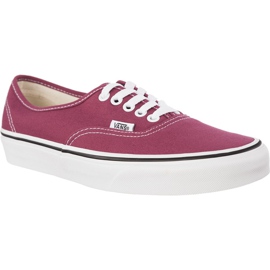 Vans Auténtico U64 Dry Rose True White rojo