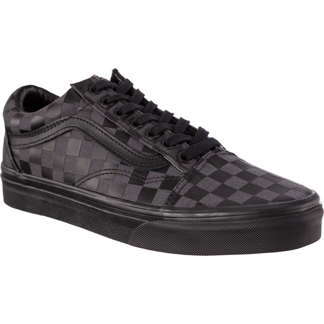 Vans Tablero de ajedrez negro de alta densidad Skool U5B