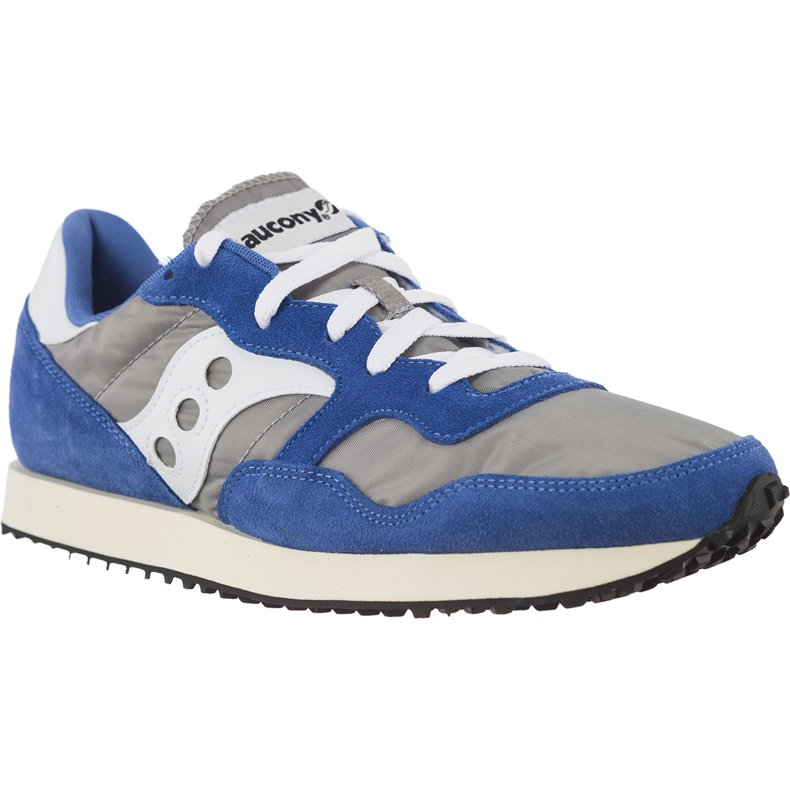 Saucony Dxn Trainer Vintage Gris Azul blanco