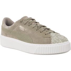 Plataforma Suede Rock Ridge PUMA Blanco gris