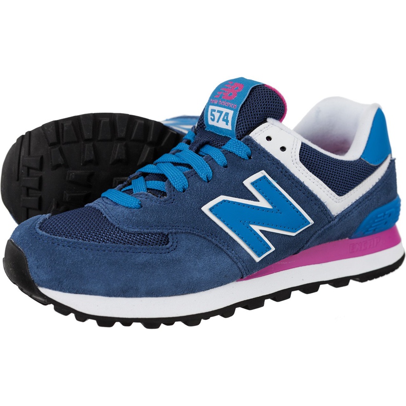 New Balance Wl574moy azul rosado azul marino