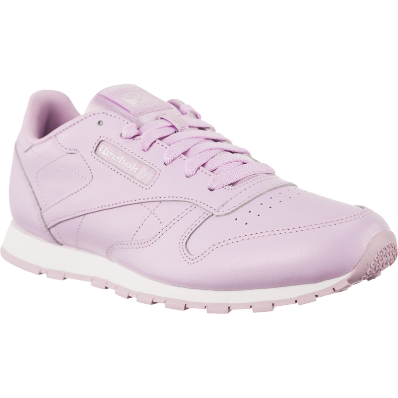 Reebok Clásico Cuero Metalizado Moonglow Blanco violeta