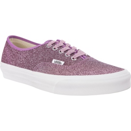 Vans Auténtico U3U Lurex Glitter Pink True White púrpura