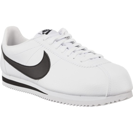 Nike Cuero Cortez Clásico 100 blanco