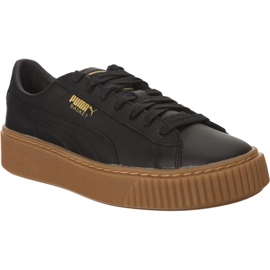Puma Canasta plataforma base W 002 negro