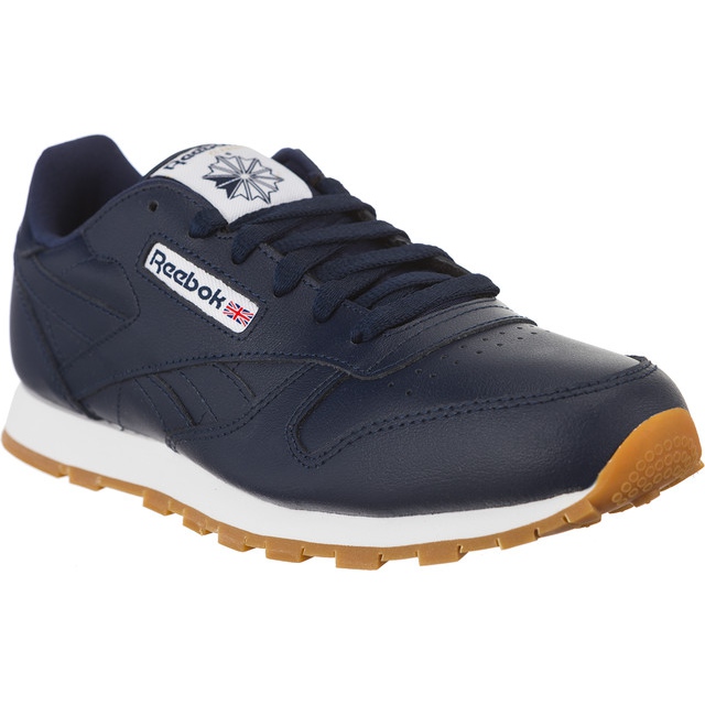 Reebok Goma de cuero clásica 312 azul