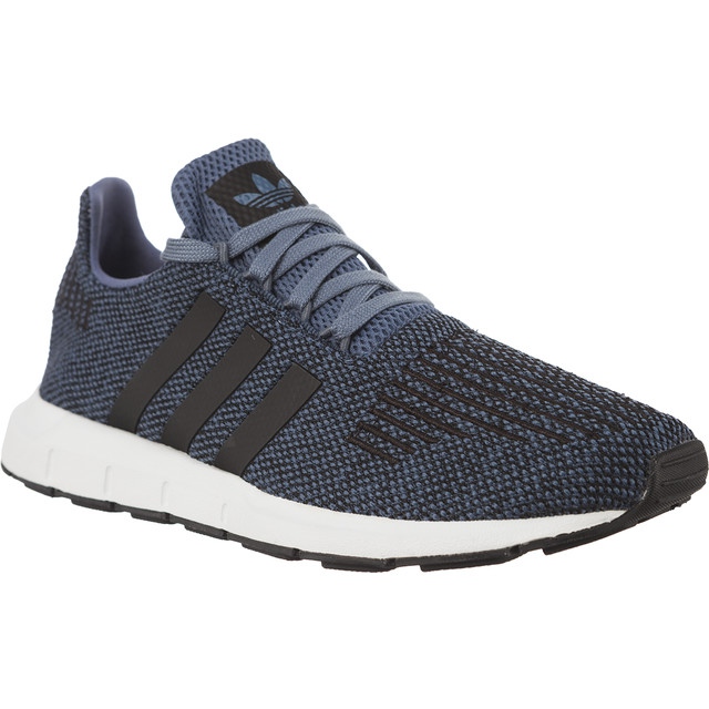 Adidas Swift Run J 604 Raw Steel Black Negro gris