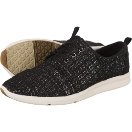 Toms Zapatilla De Deporte De Lana Del Glitter Para Mujer Del Rey 277 negro gris