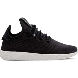 Adidas Pharrell Williams Tennis Hu 056 Core Black Core Black Chalk Blanco negro