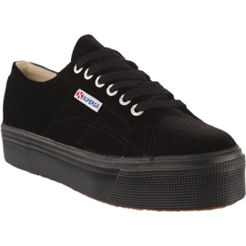 Superga 2790 Velvetw 999 negro